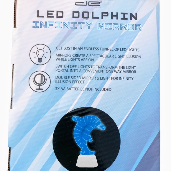 LED Heart or Dolphin Infinity Mirror - Picture 8 of 14